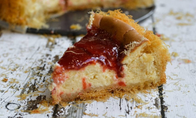 Η συνταγή της ημέρας: Cheesecake με κανταΐφι