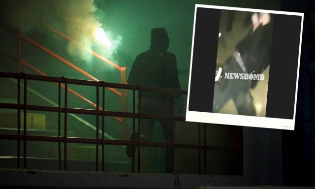 Αποκλειστικό - Ιδού το βίντεο της ντροπής: Οπαδοί του Ολυμπιακού μαχαιρώνουν 22χρονη κοπέλα 