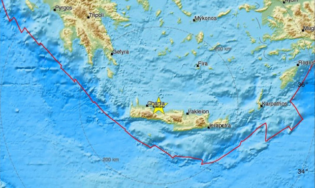 Σεισμός μεταξύ Χανίων και Ρεθύμνου (pics)