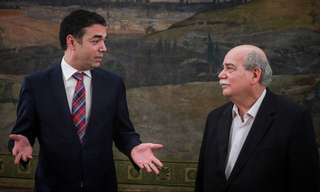 We resolved an old outstanding issue at Prespes, says Voutsis after meeting Dimitrov