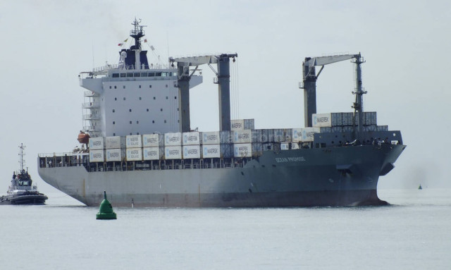 Ακυβέρνητο πλοίο με κοντέινερ λόγω μηχανικής βλάβης βόρεια της Άνδρου