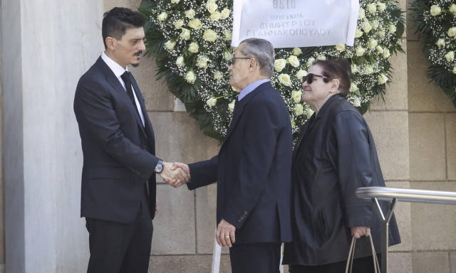 Στη Μητρόπολη Αθηνών ο Δημήτρης Γιαννακόπουλος για τον Θανάση