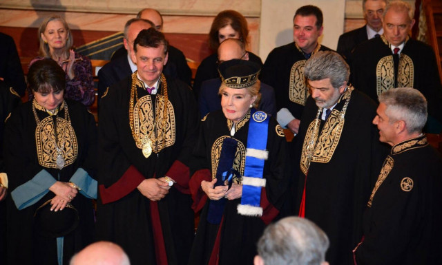 Επίτιμη διδάκτωρ της Ιατρικής Σχολής του ΕΚΠΑ η Μαριάννα Βαρδινογιάννη