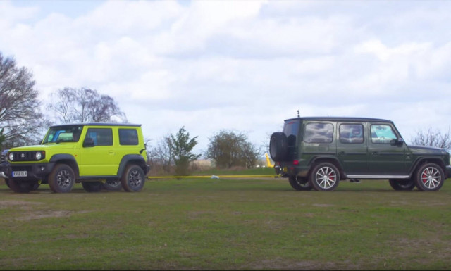 Suzuki Jimny εναντίον Mercedes-AMG G 63: H «κόντρα» της χρονιάς! (Video)