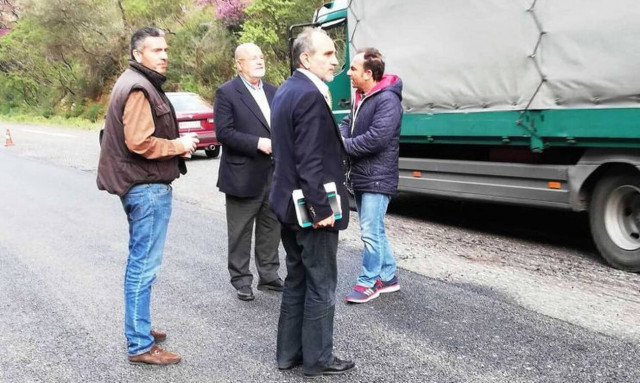 Στο έργο της Κλεισούρας ο Περιφερειάρχης Δυτικής Ελλάδας Απόστολος Κατσιφάρας