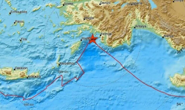 Σεισμός στα Δωδεκάνησα 