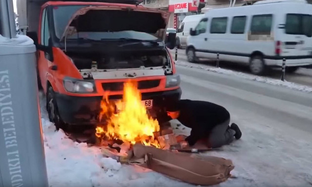 Δείτε έναν τρόπο να πάρει μπροστά ένα diesel όταν η θερμοκρασία είναι χαμηλή