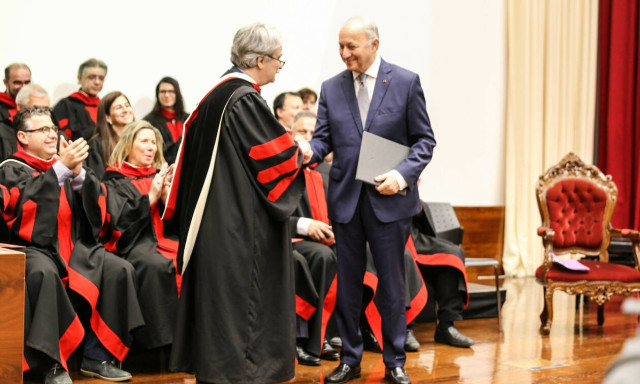 Ο Λοράν Φαμπιούς μέλος της οικογένειας του Ευρωπαϊκού Πανεπιστημίου Κύπρου