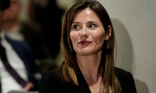 Η Μπέττυ Μπαζιάνα στην περιφορά του Επιταφίου στο Φόδελε 