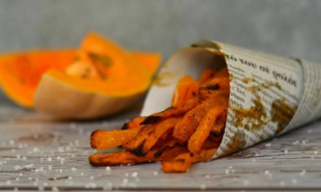 Λαχταριστά chips κολοκύθας