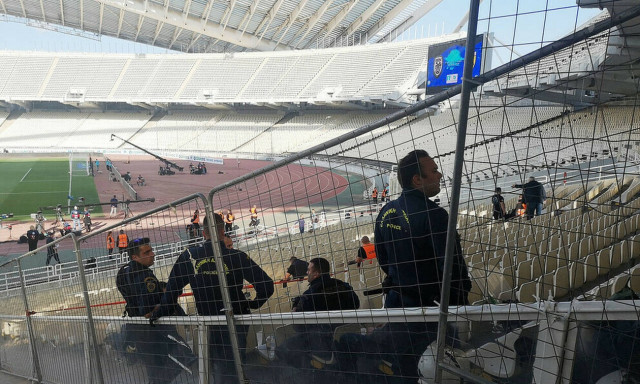 ΠΑΟΚ-ΑΕΚ LIVE: Και ελικόπτερο πάνω από το άδειο ΟΑΚΑ (photo)