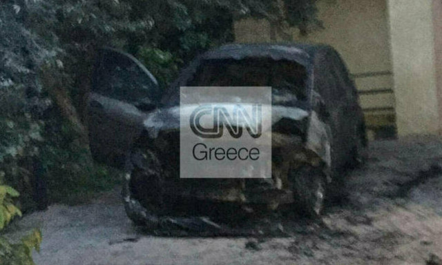 Unidentified individuals target TV reporter's car with incendiary device