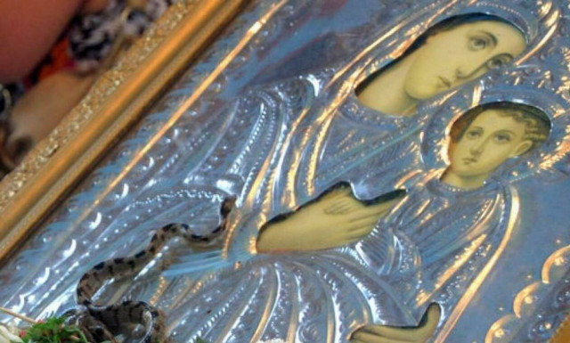 Η φοβερή ιστορία πίσω από το θαύμα με τα φιδάκια της Παναγίας