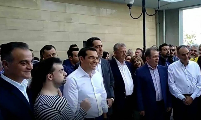 Κοζάνη: Ιδιαίτερη υποδοχή επεφύλασσαν στον Αλέξη Τσίπρα 