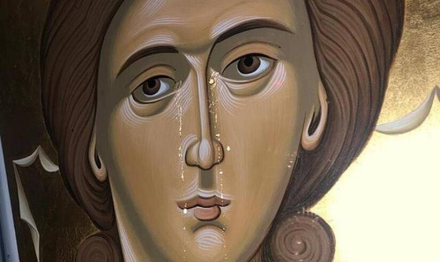 Εικόνα του Αρχάγγελου Μιχαήλ ρέει μύρο σε σέρβικο Μοναστήρι της Κροατίας