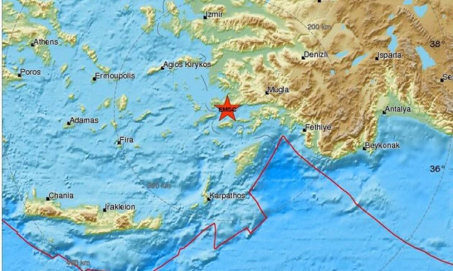 Σεισμός ΤΩΡΑ ανατολικά της Κω (pics)