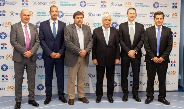 ΟΠΑΠ: Εγκαίνια νέων έργων στα παιδιατρικά νοσοκομεία «Η Αγία Σοφία» και «Π. & Α. Κυριακού» (pics)