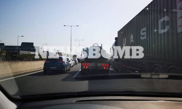 Καραμπόλα στον Κηφισό - Ουρές χιλιομέτρων