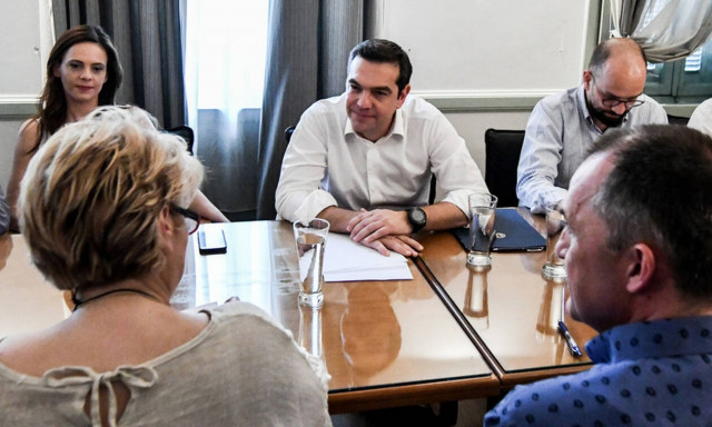 Τσίπρας στο ΣΕΠΕ: Eθνικός στόχος η δημιουργία νέων ποιοτικών θέσεων εργασίας με αυξημένους μισθούς