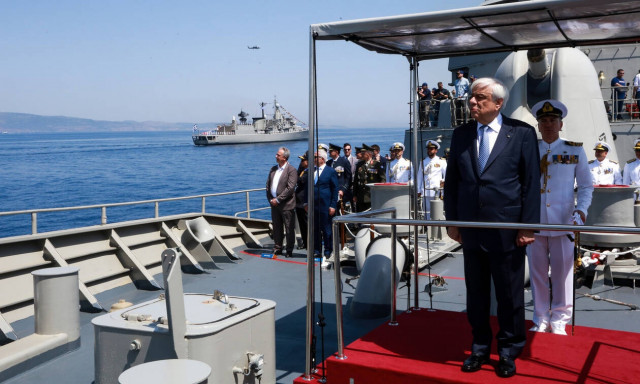 Μήνυμα Παυλόπουλου στην Τουρκία: «Καμία υπαναχώρηση στην υπεράσπιση των θέσεων μας» (pics&vids)