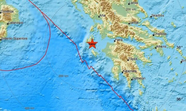 Σεισμός στην Κεφαλονιά - Αισθητός στο νησί (pics)