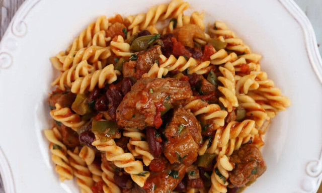 Η συνταγή της ημέρας: Φουσίλι με μοσχάρι