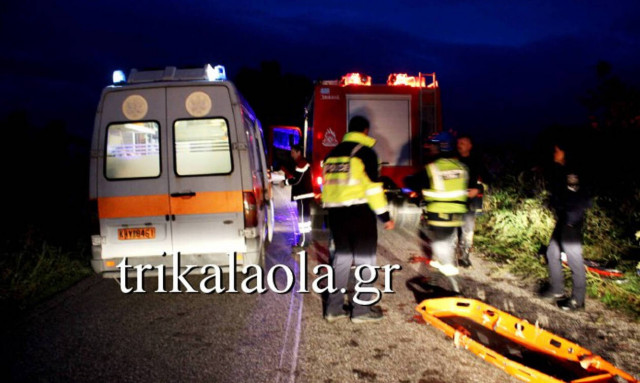 Τρίκαλα: Νεκρός σε φρικτό τροχαίο 40χρονος