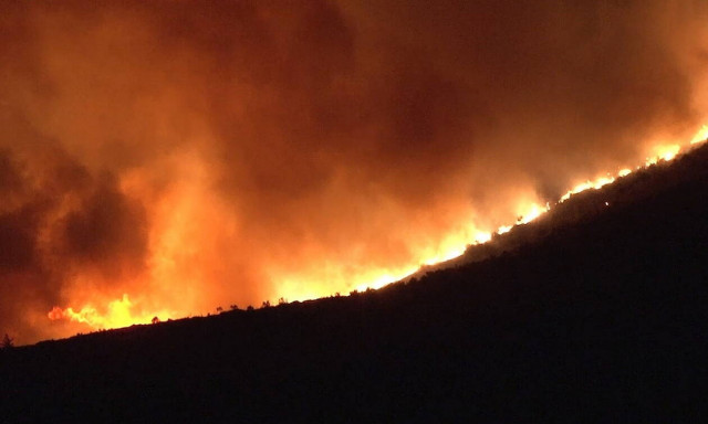 Φωτιά ΤΩΡΑ στην Κάρυστο: Κάτοικοι απομακρύνθηκαν από τα σπίτια τους 