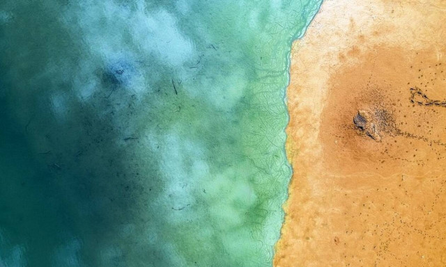 Έβγαζε φωτογραφίες την οικογένειά του στη θάλασσα όταν είδε τον τρόμο να πλησιάζει (pics)