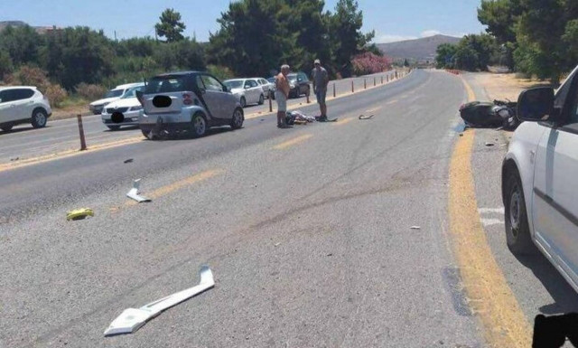 Νέο σοβαρό τροχαίο στο Ηράκλειο: Διασωληνωμένος στο νοσοκομείο 35χρονος