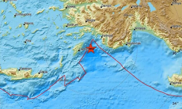 Σεισμός κοντά στη Ρόδο (pics)