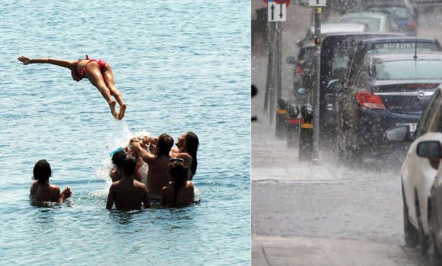 Weather forecast: Rainstorms in the north, heatwave in the south on Wednesday (10/07/2019)