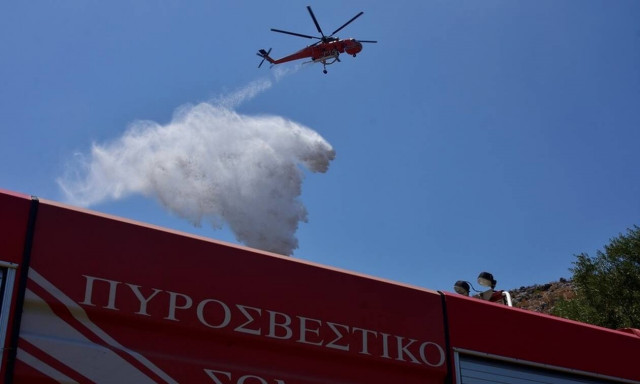 Φωτιά ΤΩΡΑ στον Κιθαιρώνα Αττικής