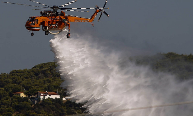 Φωτιά στο Διγαλέτο Σάμης στην Κεφαλονιά 