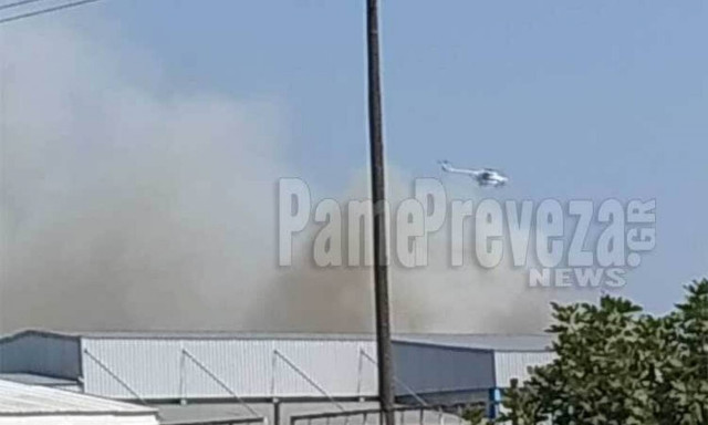 Φωτιά ΤΩΡΑ στην Πρέβεζα