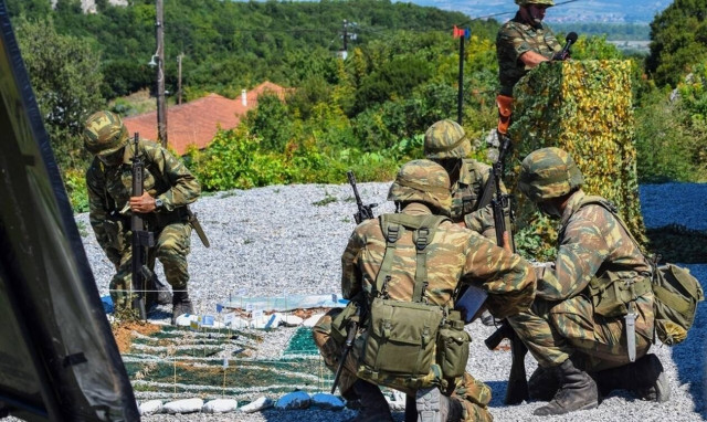 Ελαφρύς τραυματισμός ΕΠΟΠ του Στρατού Ξηράς