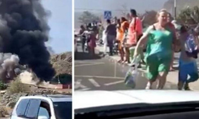 Πανικός από πυρκαγιά σε υδάτινο πάρκο - Τουρίστες έτρεχαν τρομοκρατημένοι να σωθούν 