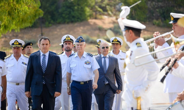 Στο Αρχηγείο Στόλου ο ΥΕΘΑ: Θα σας συνδράμουμε για να επιτελείτε στο ακέραιο την αποστολή σας