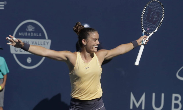 Απίστευτη Σάκκαρη - Στα ημιτελικά του Σαν Χοσέ με τεράστια ανατροπή (pics+vids)