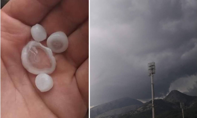 Από τον καύσωνα στο... χαλάζι: Ο καιρός τρελάθηκε στην Ξάνθη (vids)