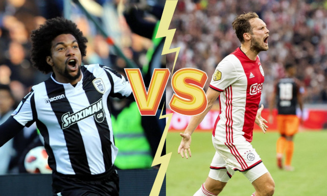 ΠΑΟΚ - Άγιαξ με 350+ στοιχήματα & Fantasy τουρνουά στο Stoiximan.gr