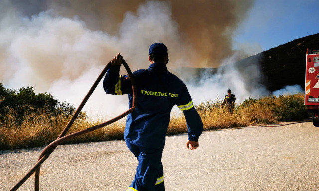 Wildfire on Elafonissos