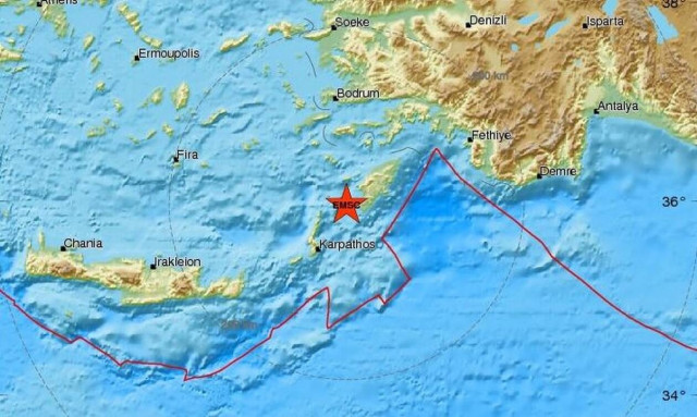 Σεισμός μεταξύ Ρόδου και Καρπάθου (pics)