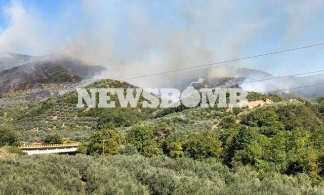 Φωτιά στην Άρτα - Ενισχύθηκαν οι δυνάμεις της Πυροσβεστικής