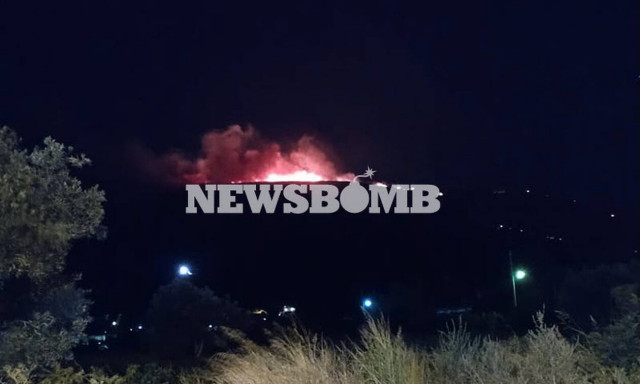 Φωτιά ΤΩΡΑ στον Υμηττό - Τι αναφέρει η Γενική Γραμματεία Πολιτικής Προστασίας