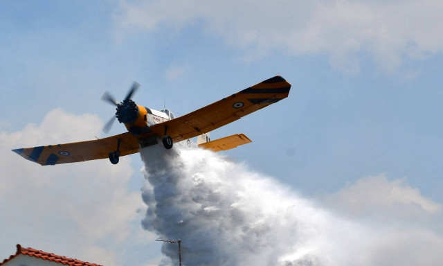 Ηλεία: Υπό μερικό έλεγχο η φωτιά στο Λευκοχώρι
