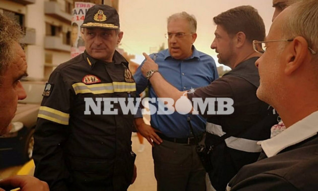 Φωτιά Εύβοια: Στο Μακρυμάλλη ο υπουργός Εσωτερικών  