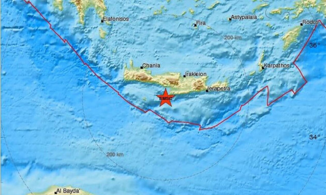 Σεισμός νότια της Κρήτης (pics)