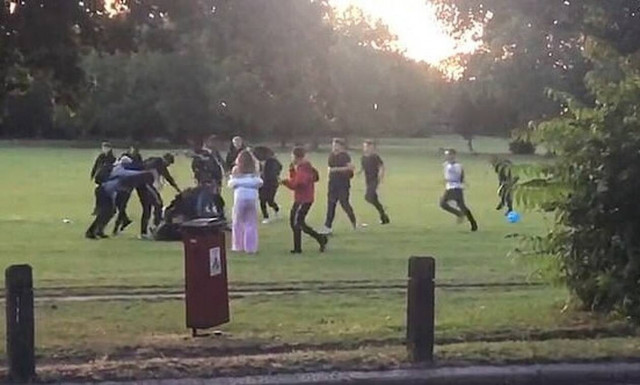 Σοκαριστικό video: Απίστευτο ξύλο σε πάρκο μεταξύ συμμοριών (Προσοχή - Σκληρές εικόνες)