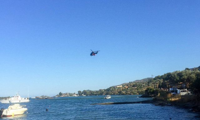 Πτώση ελικοπτέρου στον Πόρο: Βίντεο - ντοκουμέντο από τη στιγμή της συντριβής